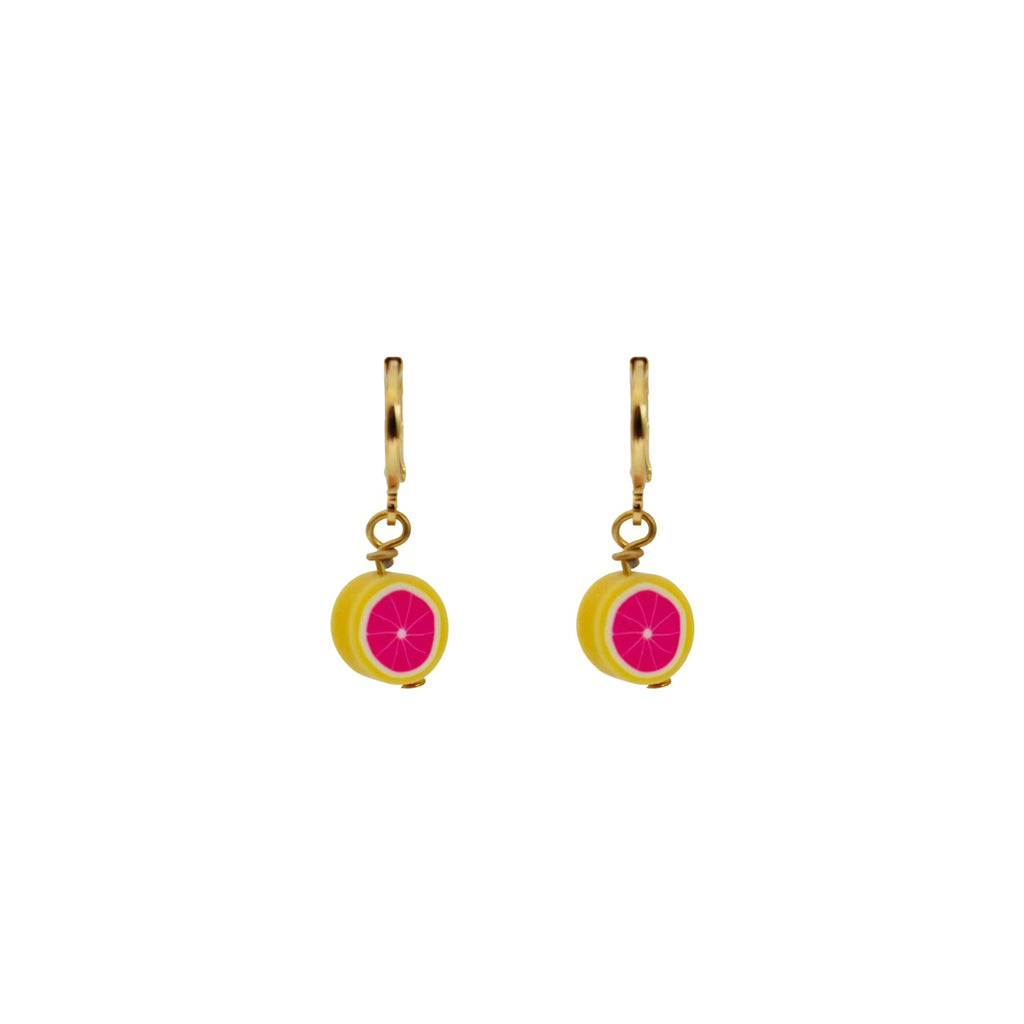 Grapefruit Earrings | by Ifemi Jewels